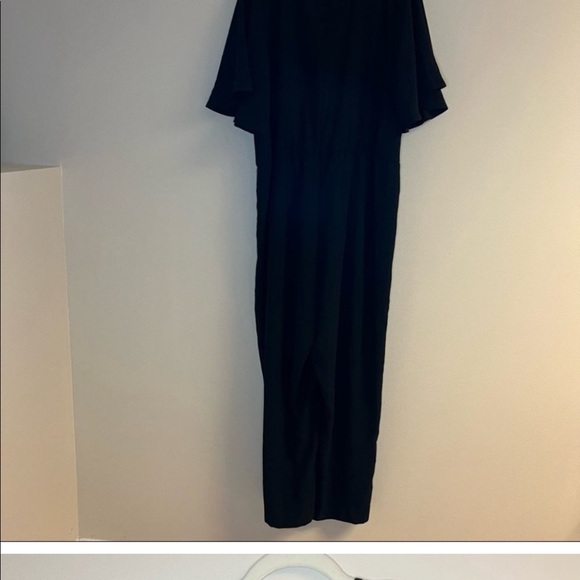 Eloquii Wide Leg Black Jumpsuit - Picture 4 of 8